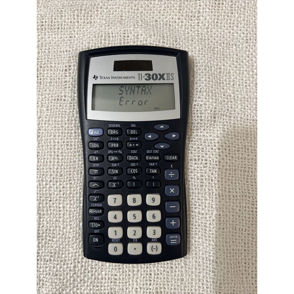 Texas Instruments TI-30X IIS Scientific Calculator NO Case TESTED